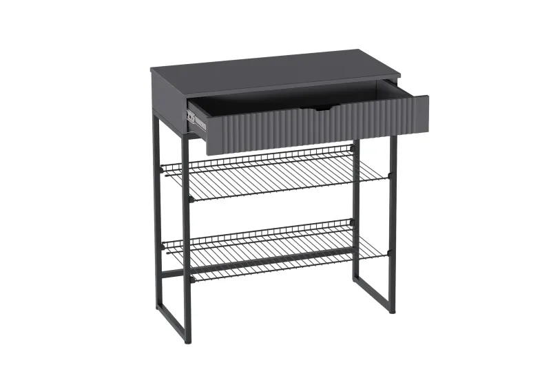 Тумба для обуви "Нора" прихожая Графит