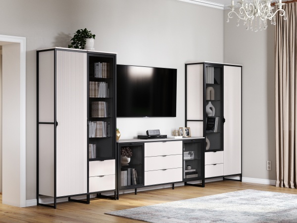 Шкаф однодверный "Нора" гостиная Персидский жемчуг