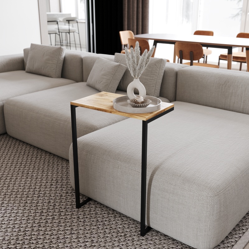 Стол журнальный "Брион" H700 Дуб Вотан